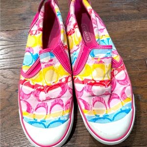Coach Skate Slip On Sneaker, size 8
